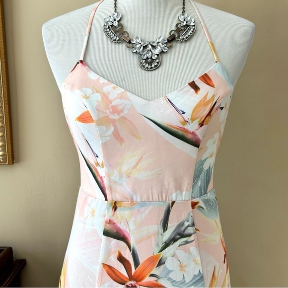 Show Me Your Mumu Godshaw Goddess Gown Maxi Dress Floral Paradise Party XS NWT - Picture 8 of 11